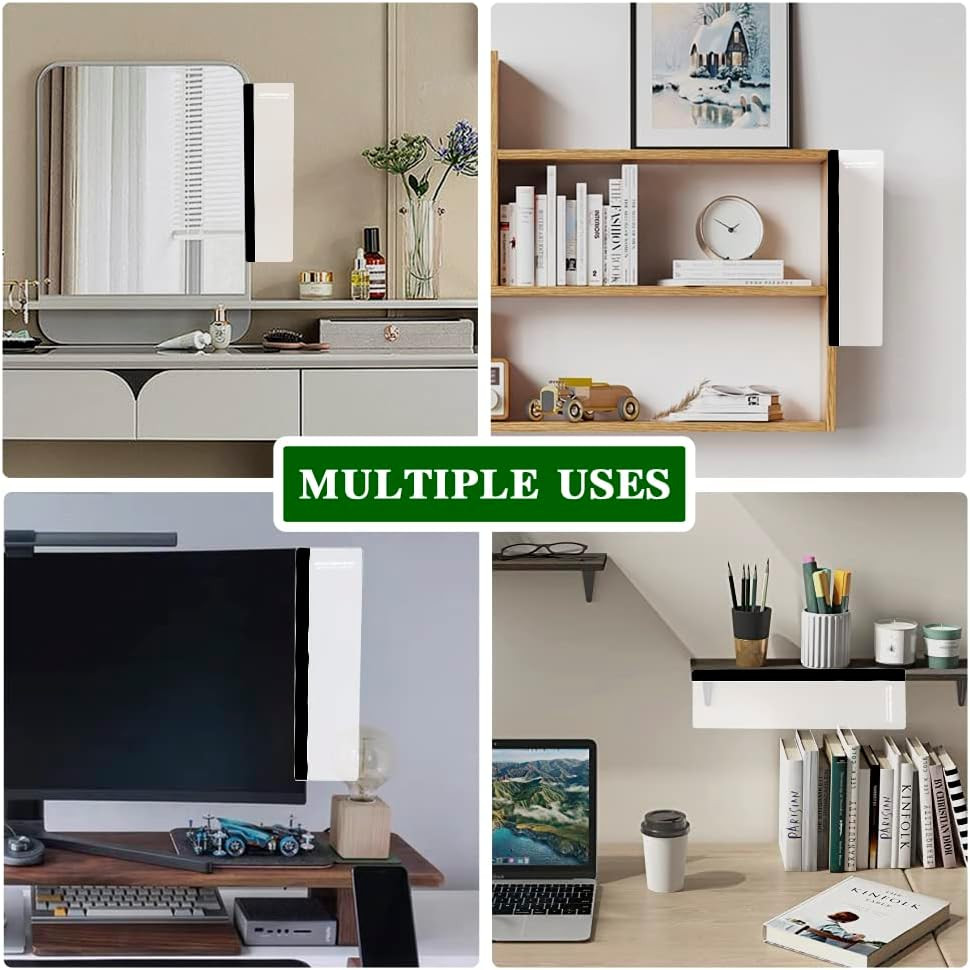 Office Desk Accessories 2Pcs Computer Monitor Memo Board Message Board Transpare