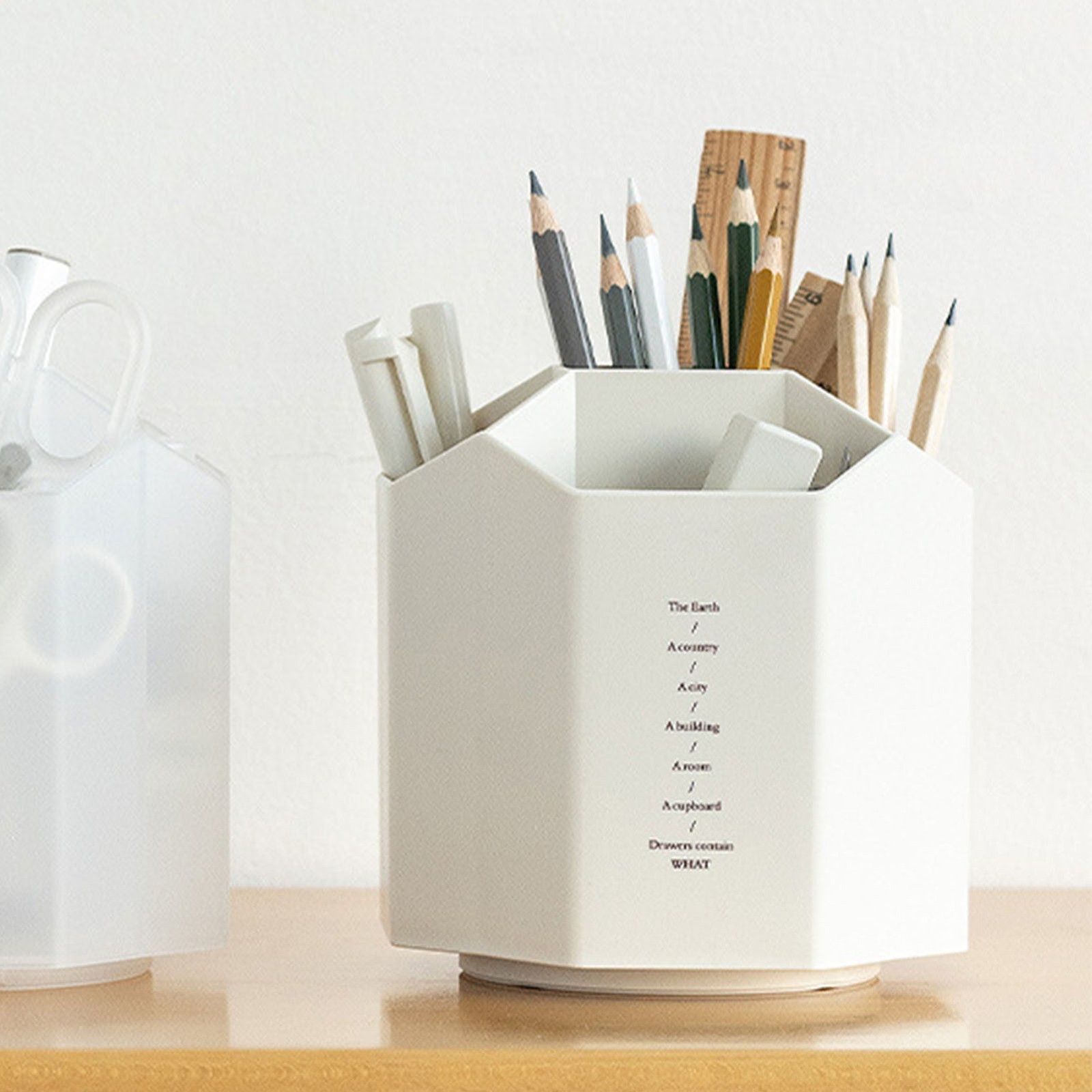 Multifunctional Rotating Desk Organizers For Home Office Decor Easy To Use
