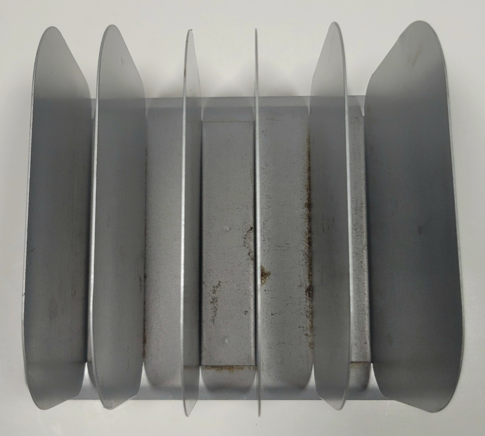 Vintage Steel LIT-NING Five Slot Desktop Paper Organizer Model 1-M