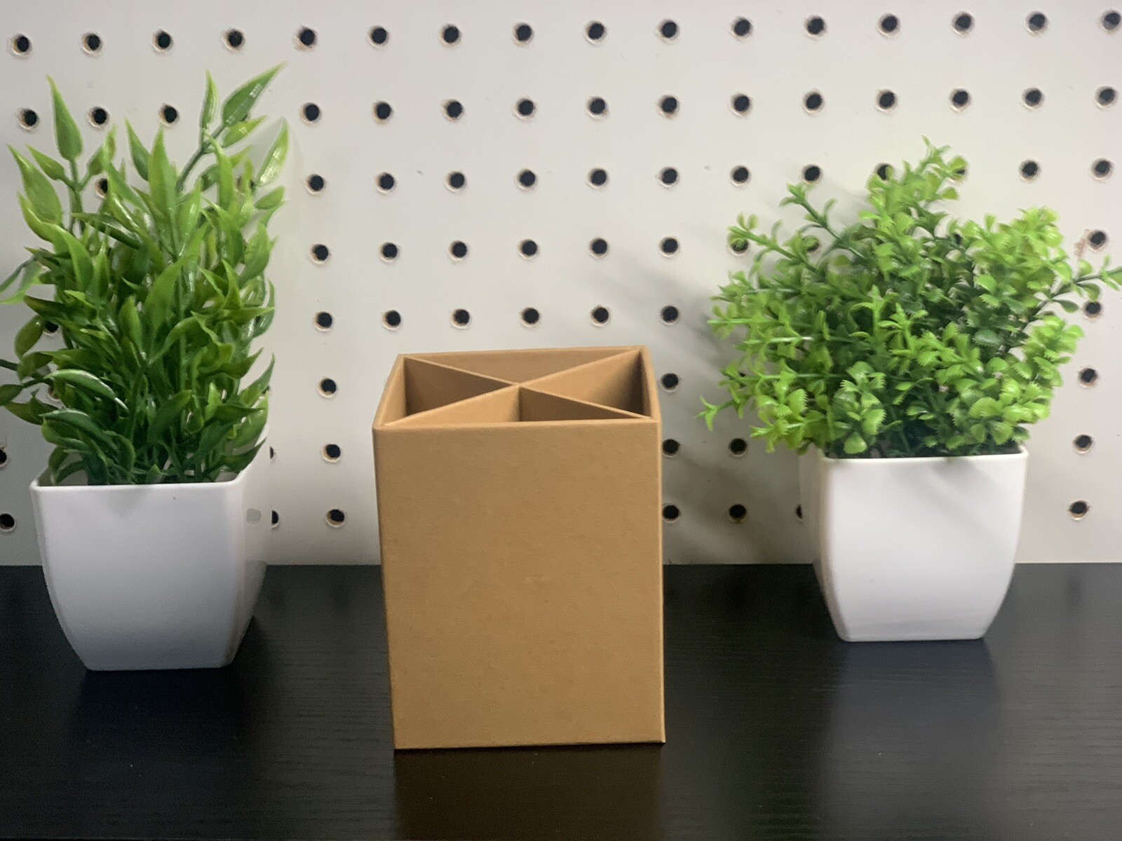 Eco-Friendly Paper Desk Organizer with Multi Compartments for Office/Home
