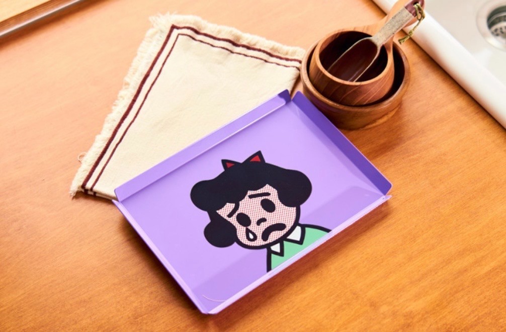 OSAMU GOODS Aluminum Tray Betty Retro Desk Organizer Plate Cute New Korea Japan