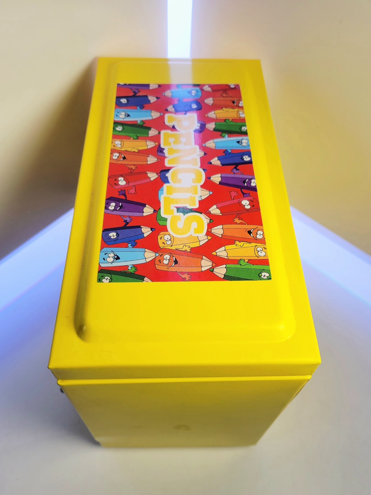 Yellow Classroom Pencil Dispenser & Pencils