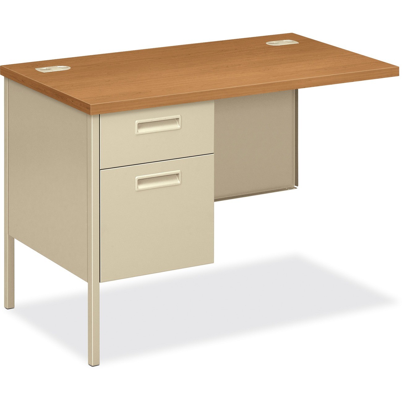 The Hon P3236LCL Return 42″W x 24″D x 29.5″H Left Pedestal Harvest/Putty