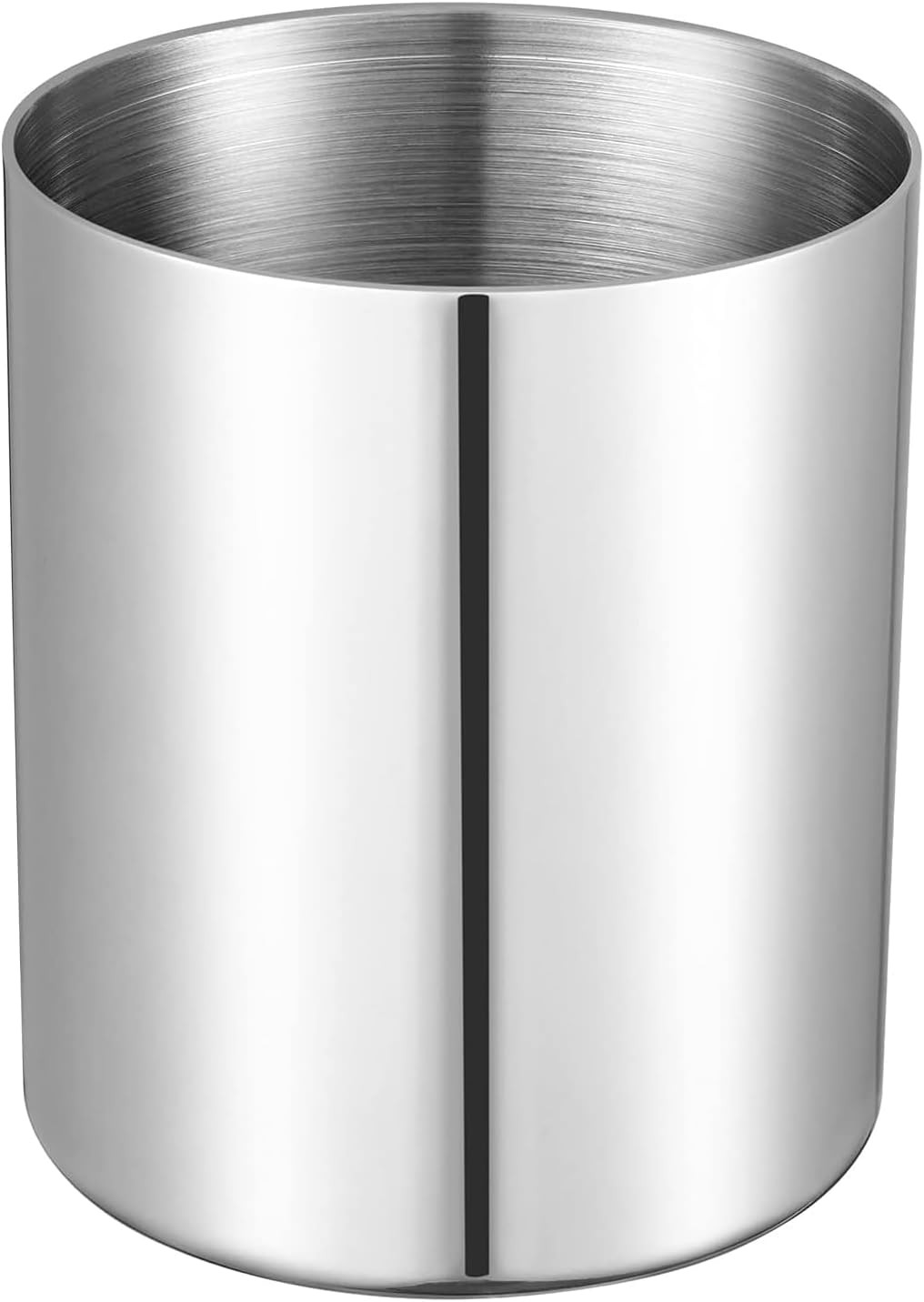 Stainless Steel Desk Pen Holder, Heavy Duty Pencil Organizer