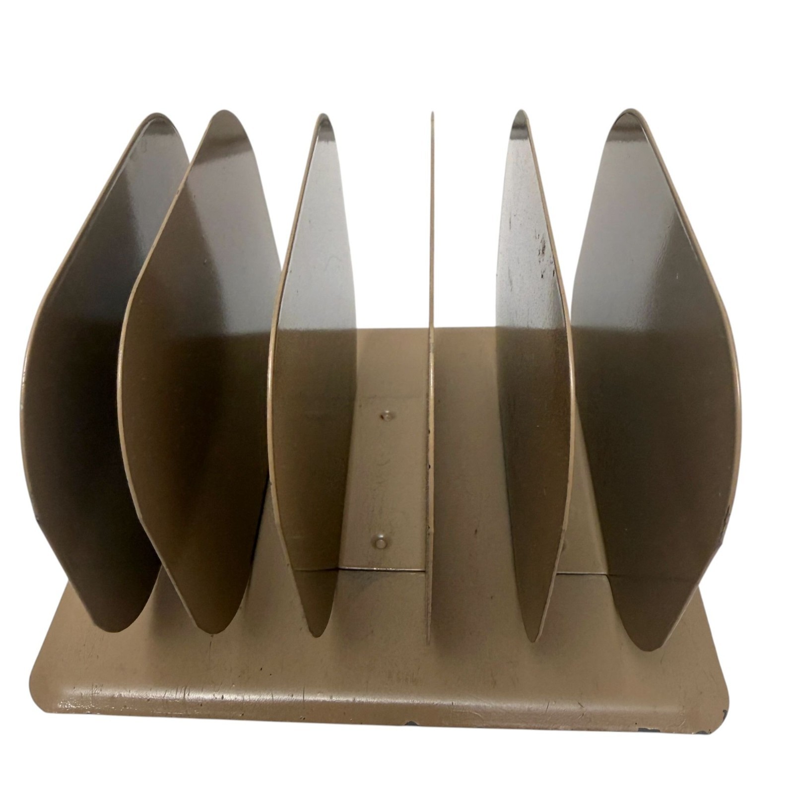 VINTAGE Herald Square Woolworth Metal Holder Memo Organizer Industrial Office