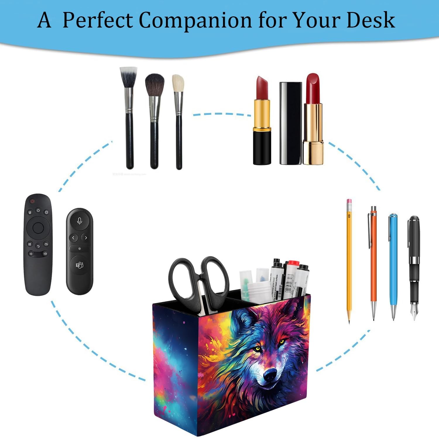 Pen Holder, Pencil Case, Makeup Brush Storage , Tableware Storage , Suitable …