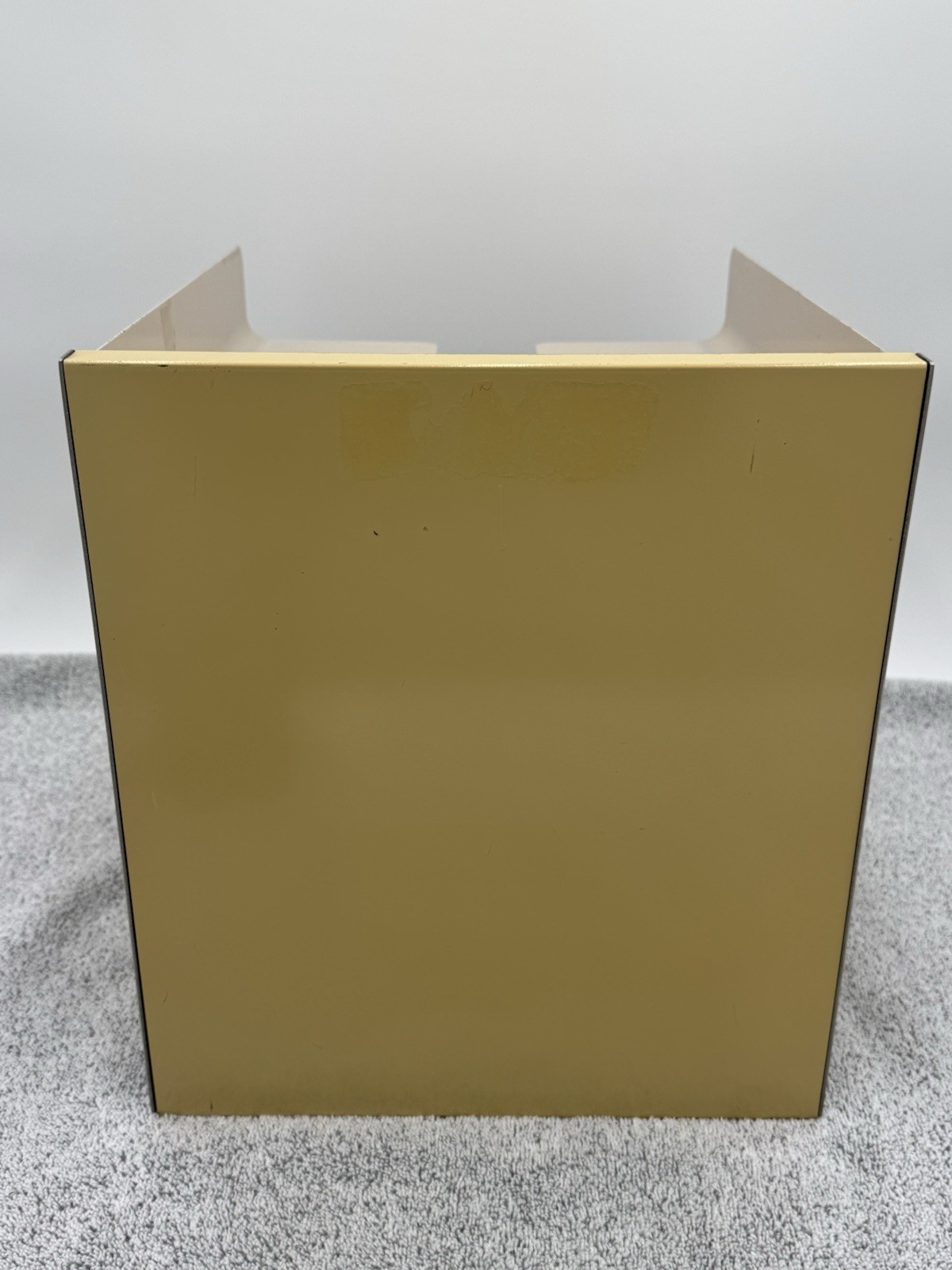 Vintage Mid Century MCM Mosler Harbor Heavy Metal Desk Paper Organizer 4 Shelf