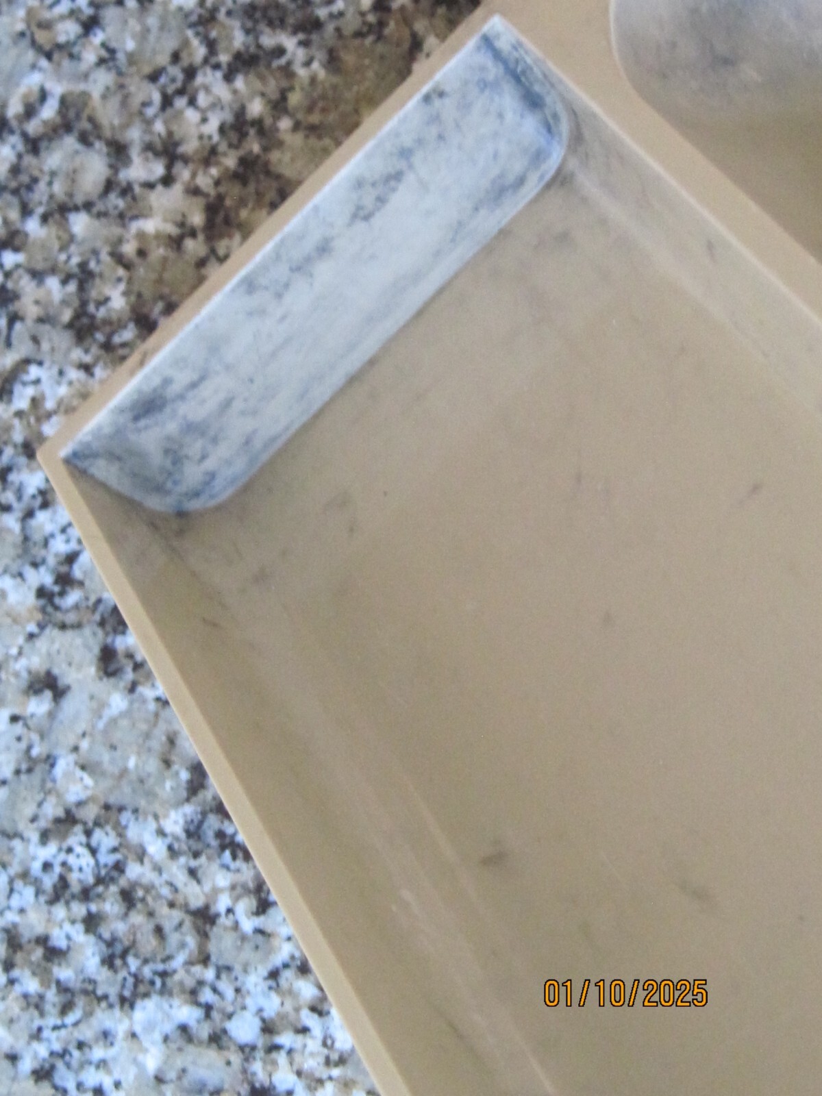 VINTAGE ELDON BEIGE DESK PENCIL DRAWER ORGANIZER TRAY CATCH-ALL