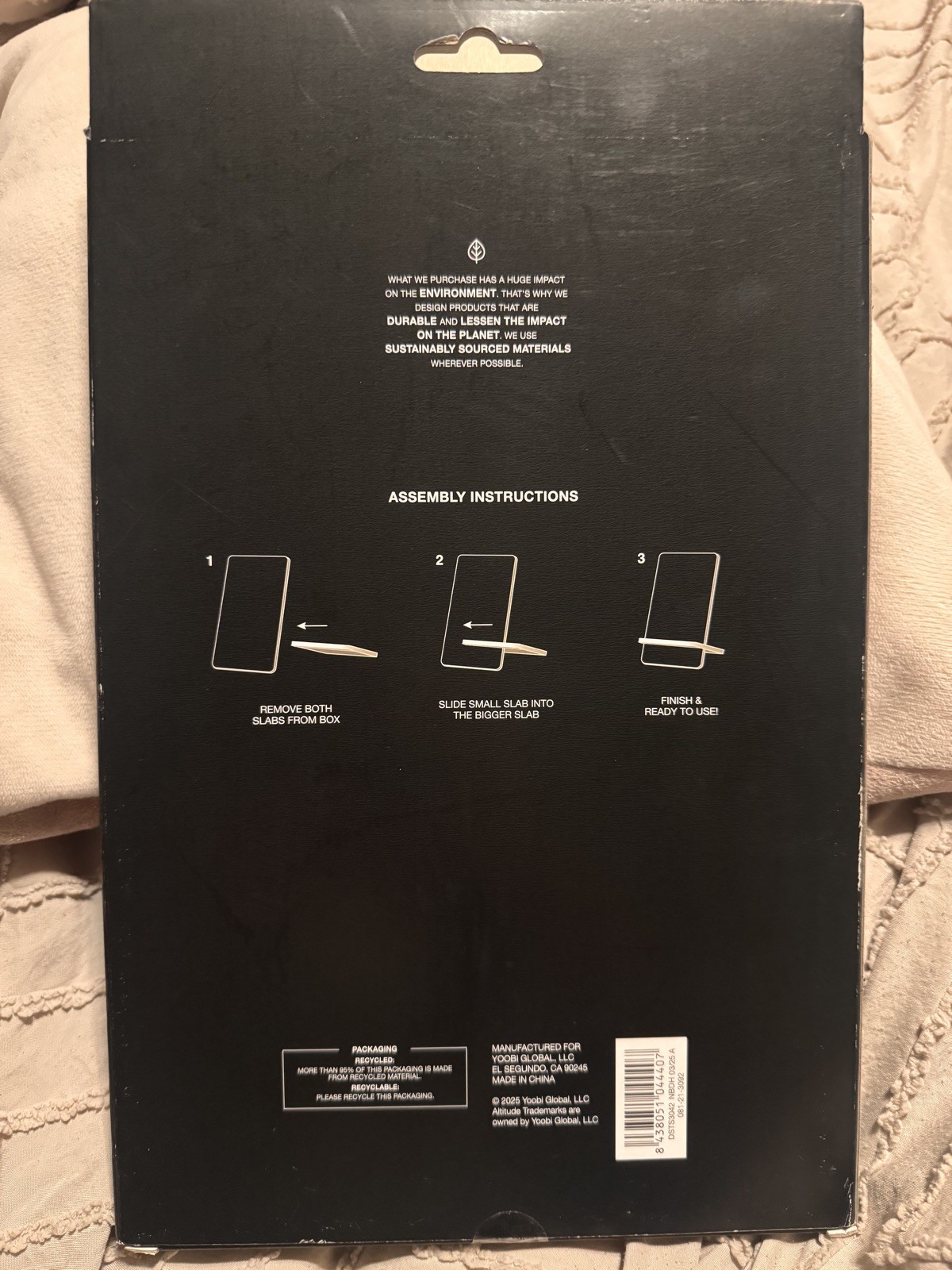 Tech Stand 7.5in W x 9.8 In H x 5.0 In D Wood Finish (New Not Opened)