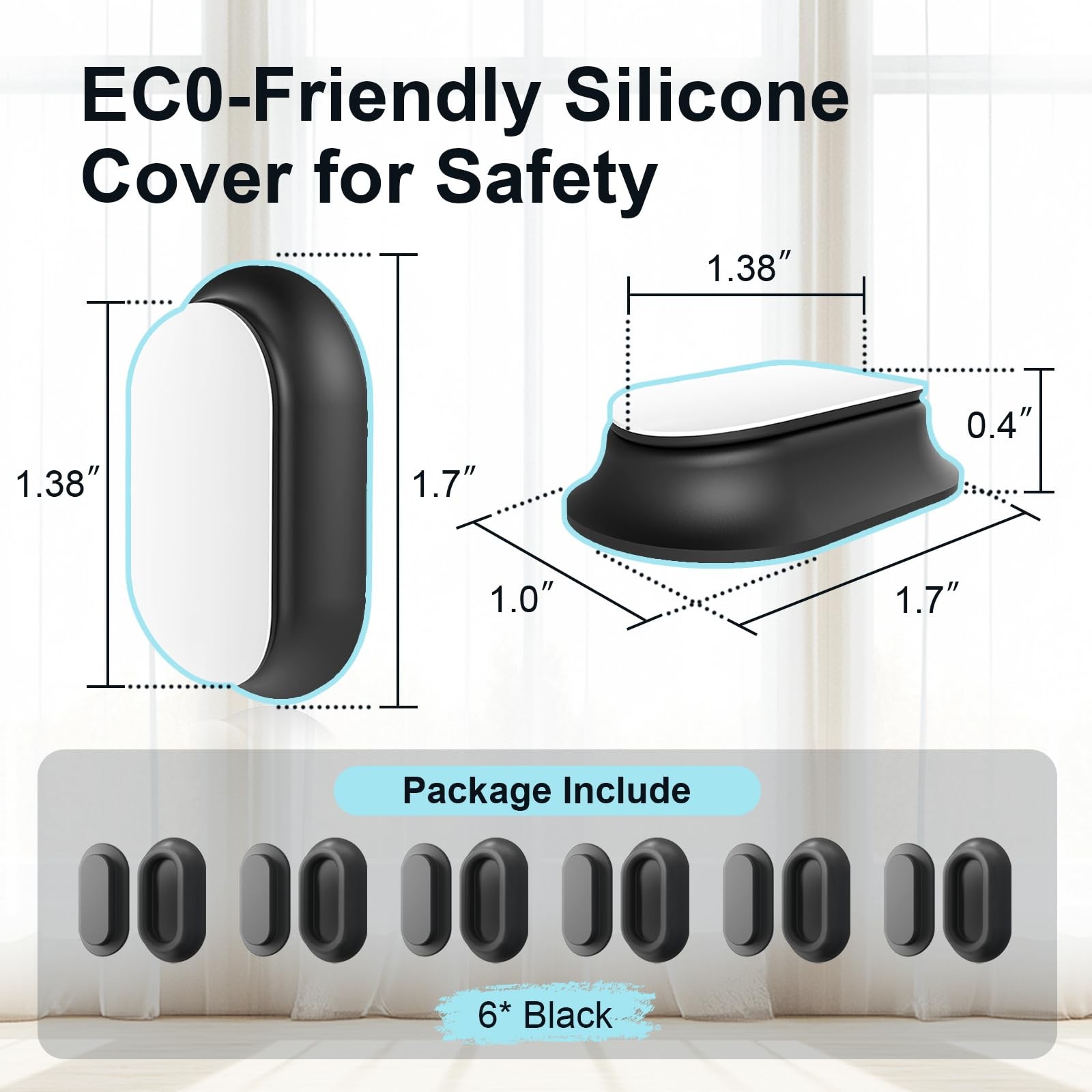 New Magnetic Remote Control Holder 6 Pack Silicone Wall Mount Organizer Fast Shi