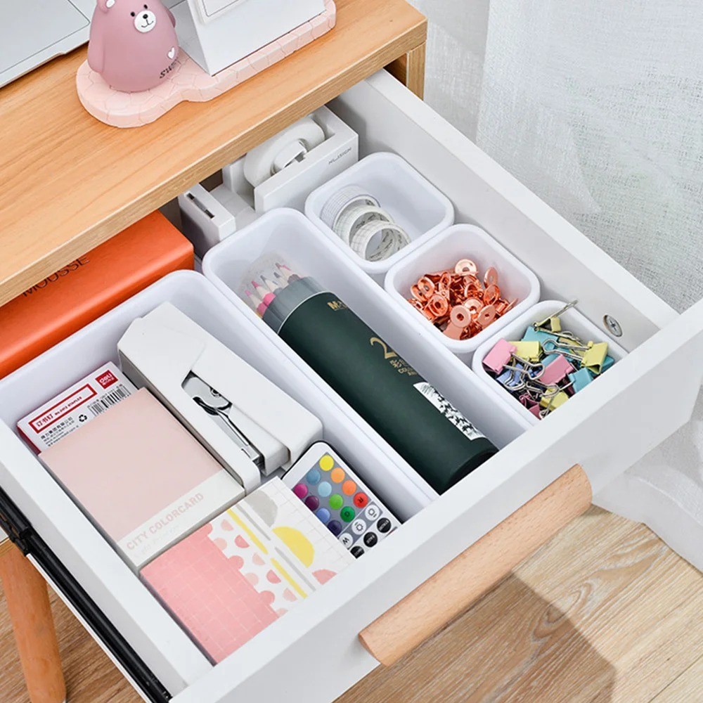 15 PCS Interlocking Desk Drawer Organizer Separator for Office,Bathroom,Kitch***
