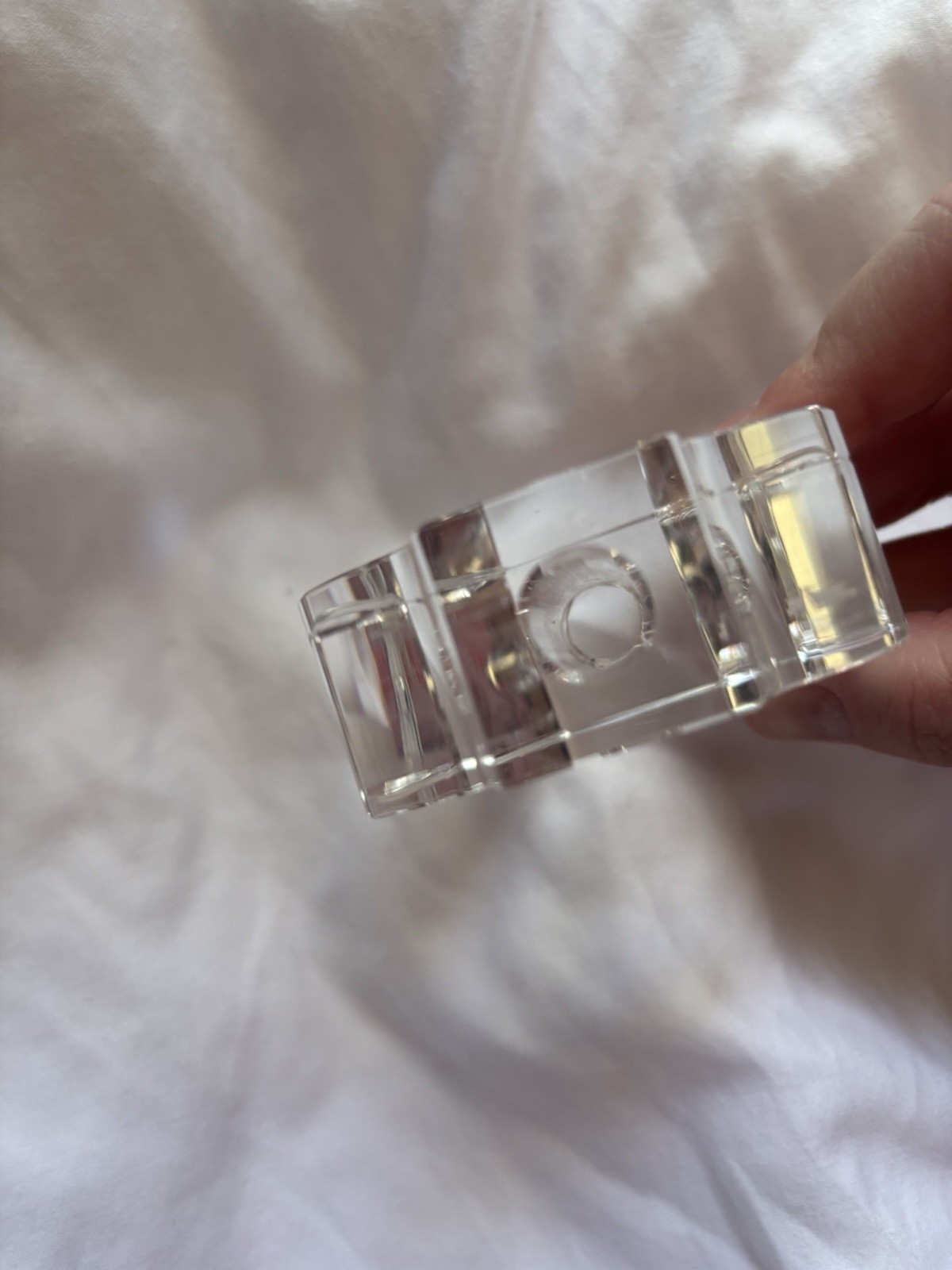 Clear Glass/Crystal Decorative Pen/Pencil Holder
