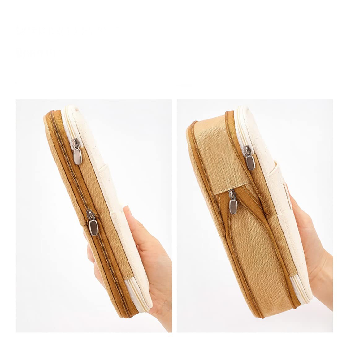 Heavy Duty Pen Pouch, 60+ Slot Holder, Ergonomic Design, Light Pink