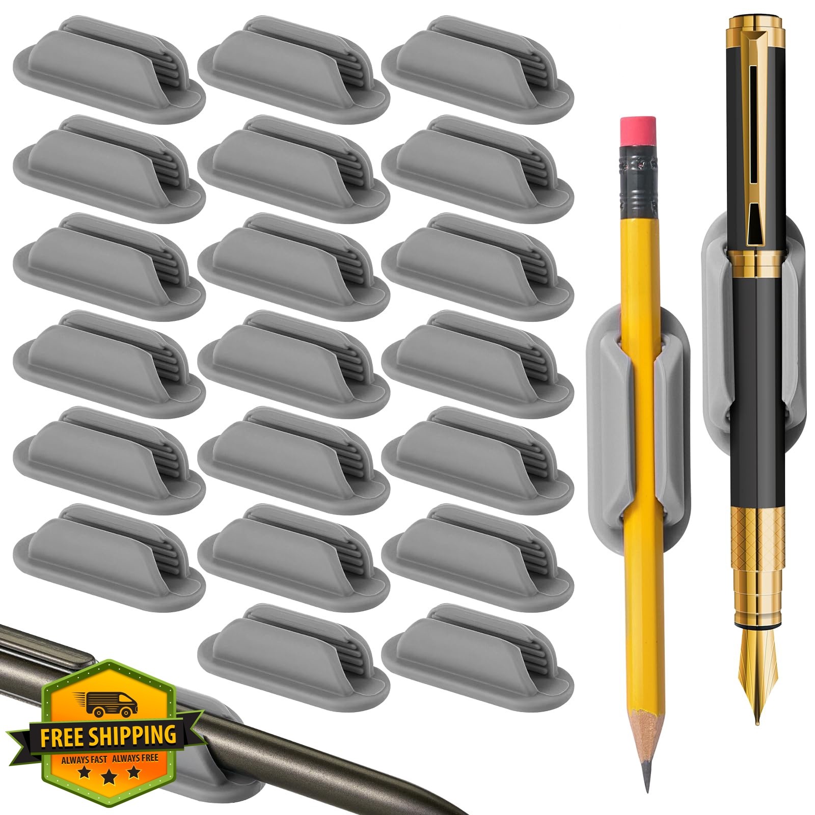 VZZNN Pencil Holder Grey 20 PCS
