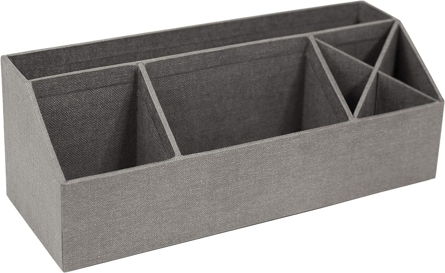 Bigso Elisa Desktop Organizer | Durable Office Desk Organizer | Canvas Gray
