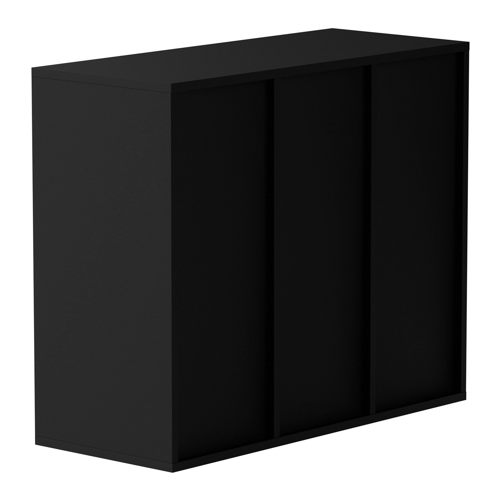 VEVOR Wood Literature Organizer Adjustable File Sorter 24 Compartments Black