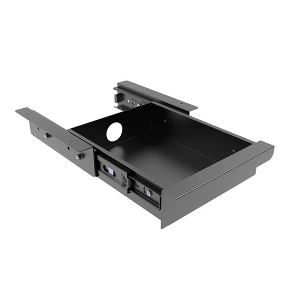 Under Desk Mounted Sliding Pull-Out Drawer for Office Desk or Table – Storage…