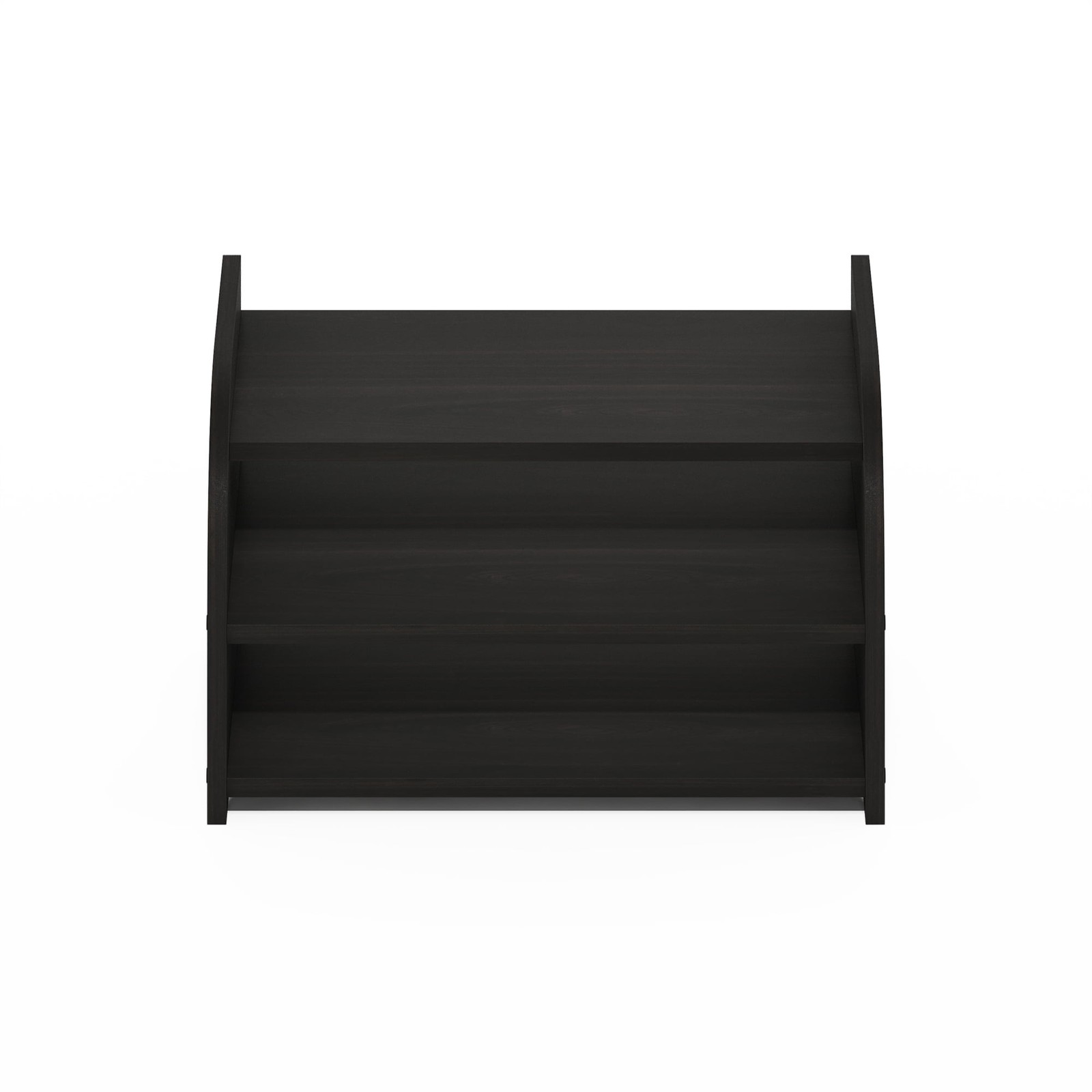 3-Tier Desk Top Organizer W/ Shelves For Papers & Supplies Wood Finish