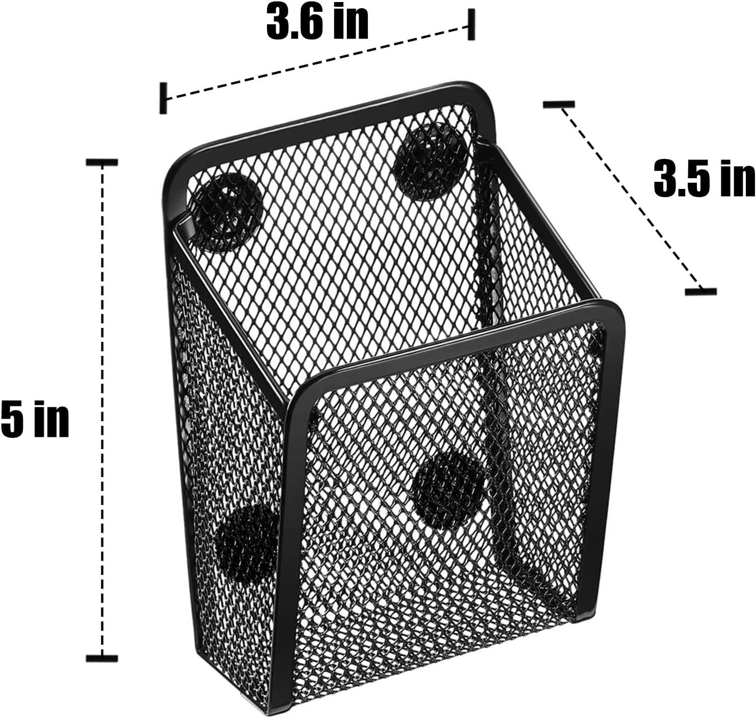 Durable Magnetic Pencil Holder – Rust-Resistant Mesh Organizer for Stationery