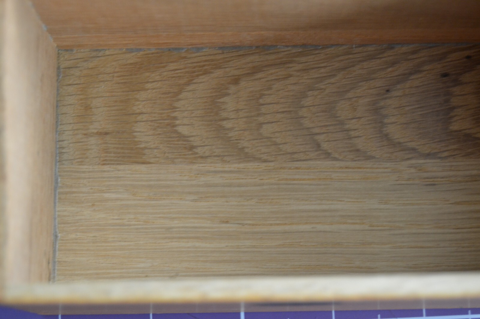 Vintage Globe Wernicke Oak Wood File Recipe Index Box #83-C Dovetailed Corners