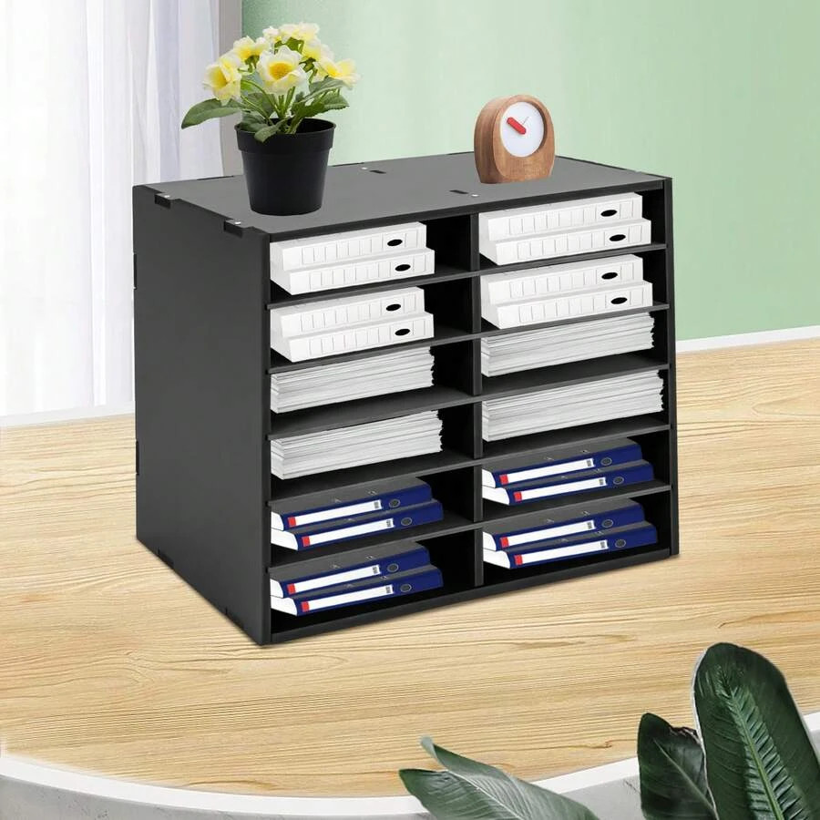 NEW [SHZICMY]Mail Sorter Organizer, Desktop Literature & Document Holder For