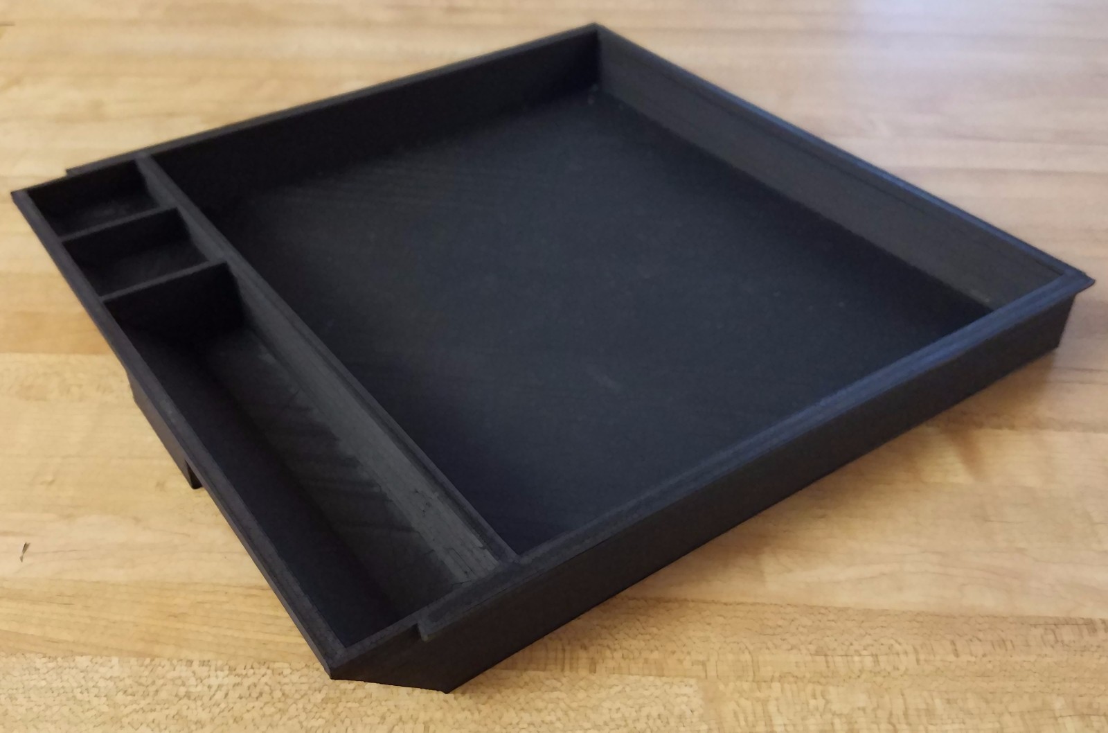 Under Desk Sliding Pencil Drawer Tray & Organizer – Black