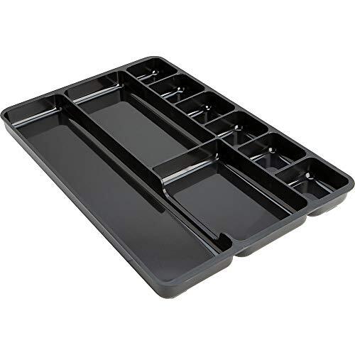 Sparco Drawer Organizer Tray, 9 Compartment, 1.3″ x 14″ x 9.4″, Black