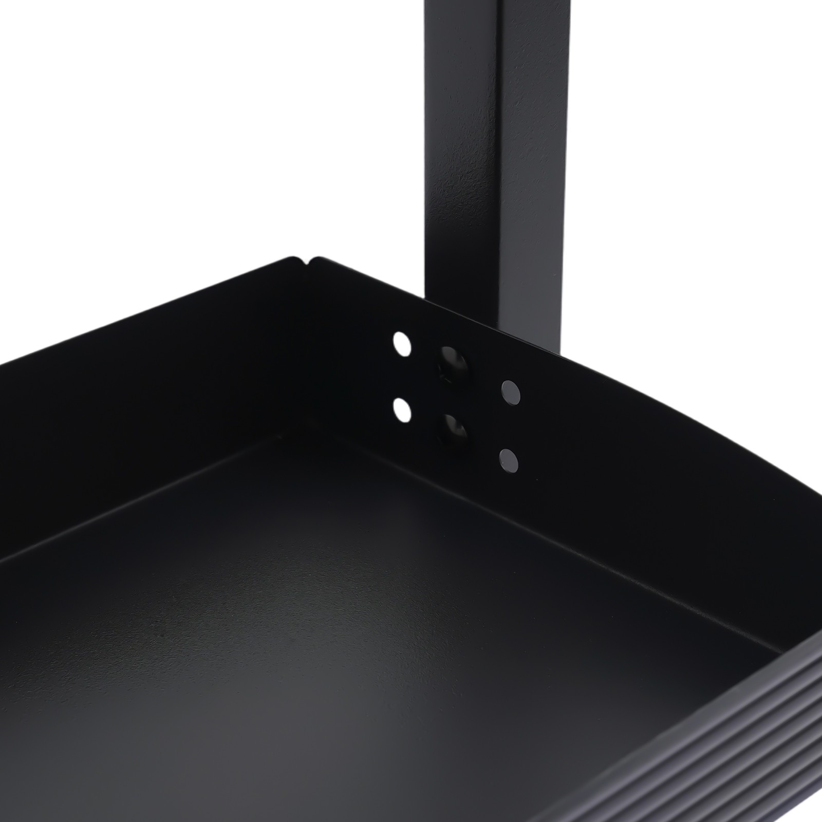 Desktop or Under-Desk Shelf Clamp-on 2-Tier Shelving W/ Adjustable Storage Tray