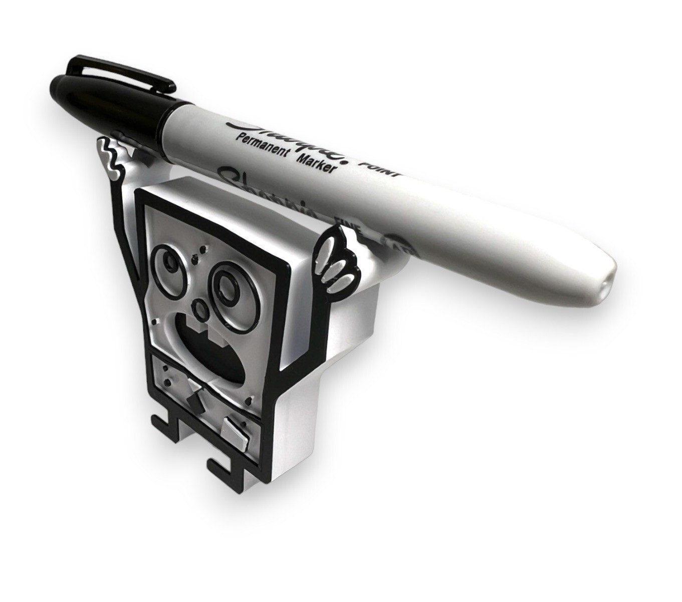 Doodle Bob Pencil Holder Desk Ornament 3D Printed