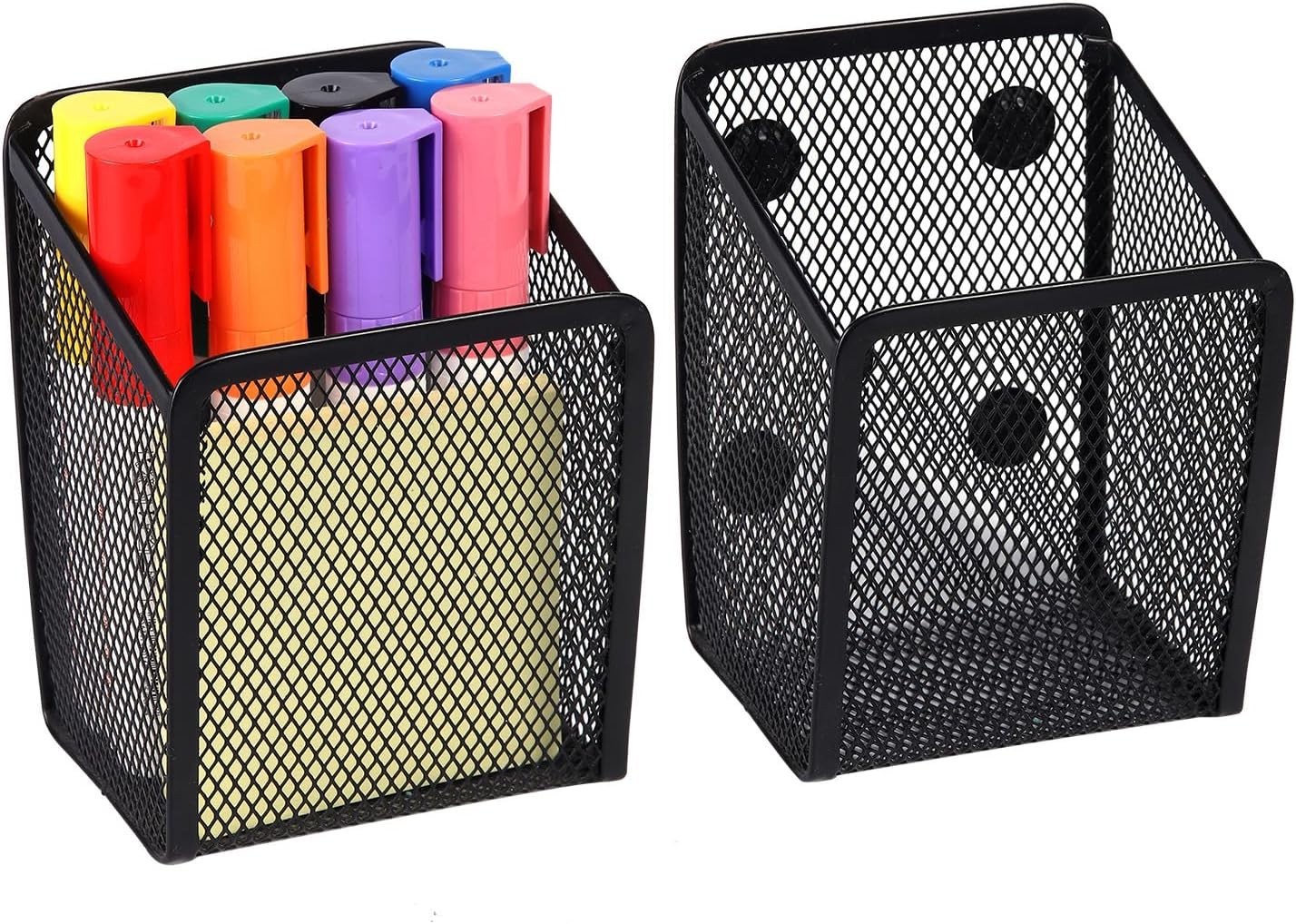 Durable Magnetic Pencil Holder – Rust-Resistant Mesh Organizer for Stationery