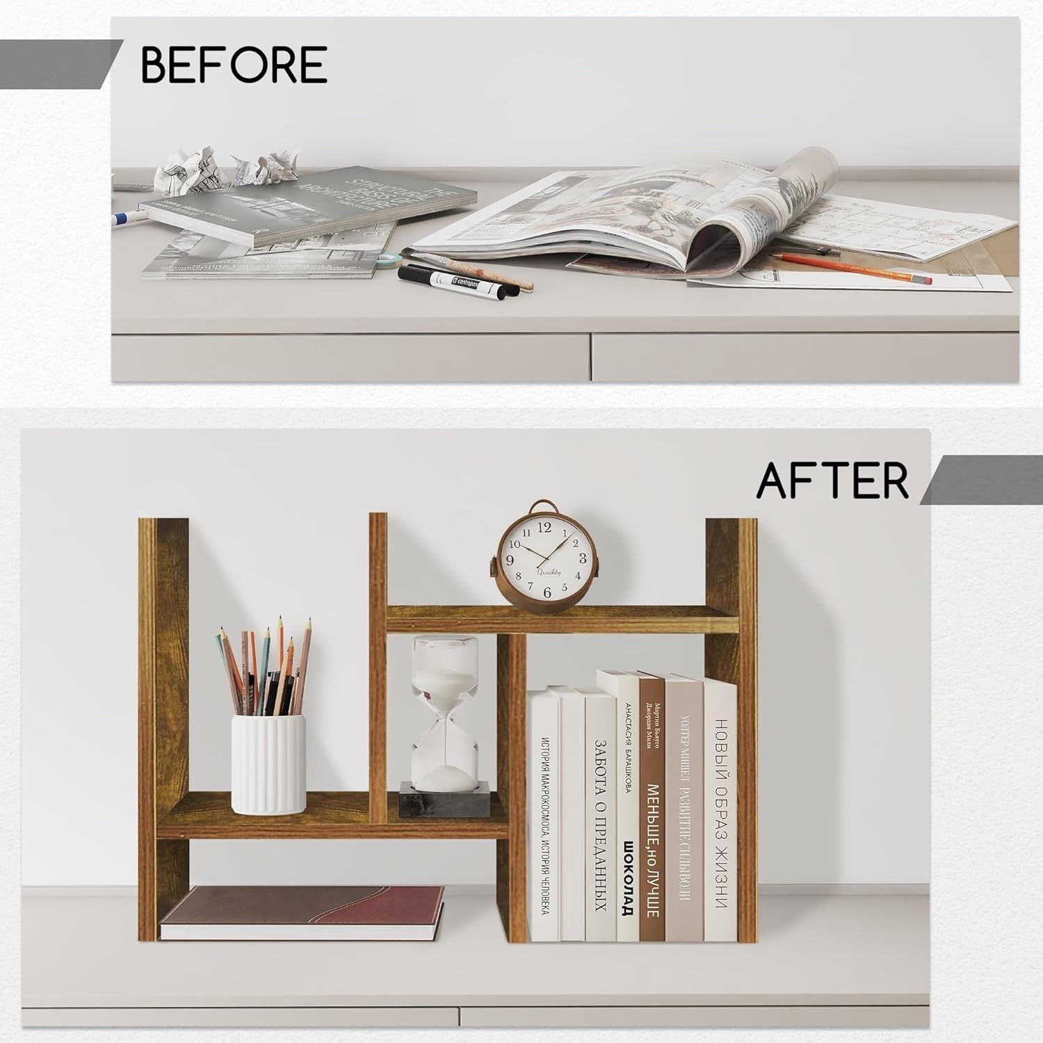 Compact Multi-Functional Desktop Organizer – Enhance Your Office Aesthetics