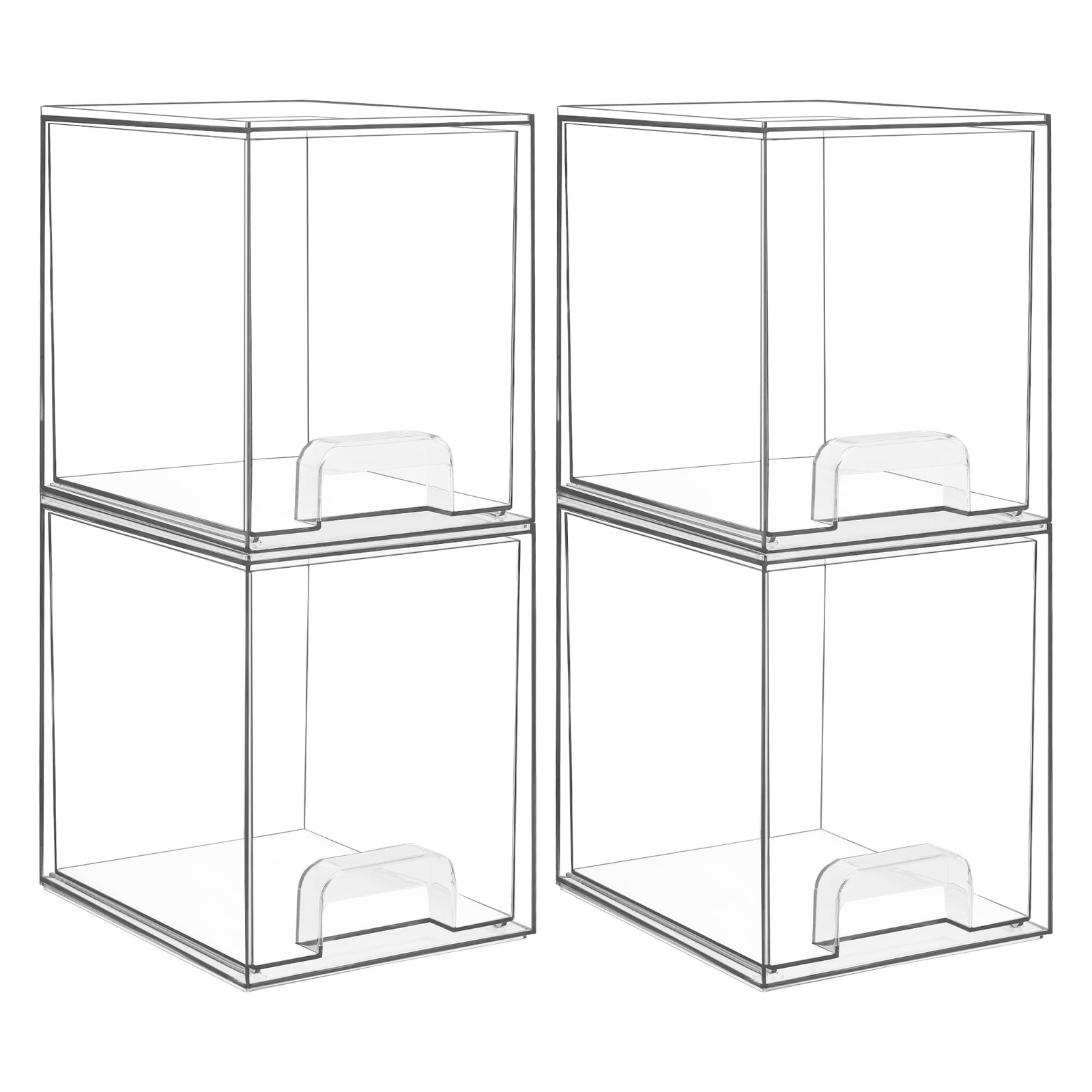 Vtopmart 7.6″ H Clear 7.5 inches (D) x 6 (W) x 7.6 (H), clear