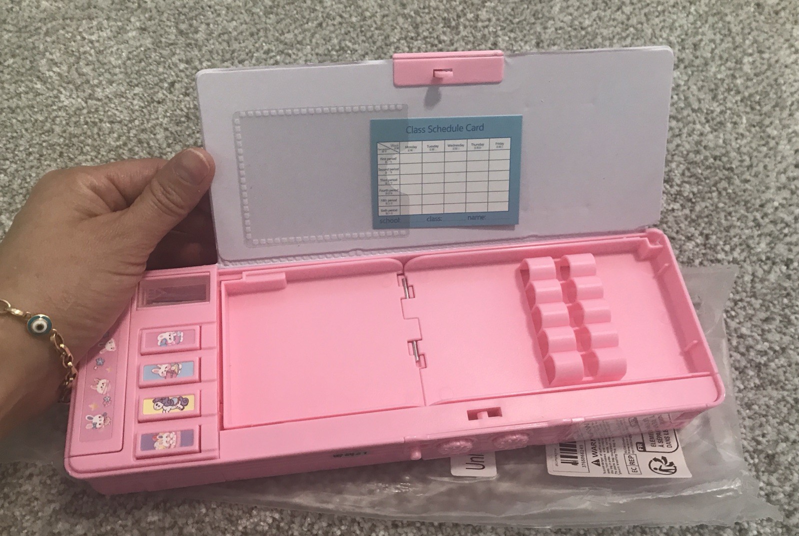 Pop up Multifunction Pencil Case for Kids, kawaii Pen Box Bag Pencil Holder f…