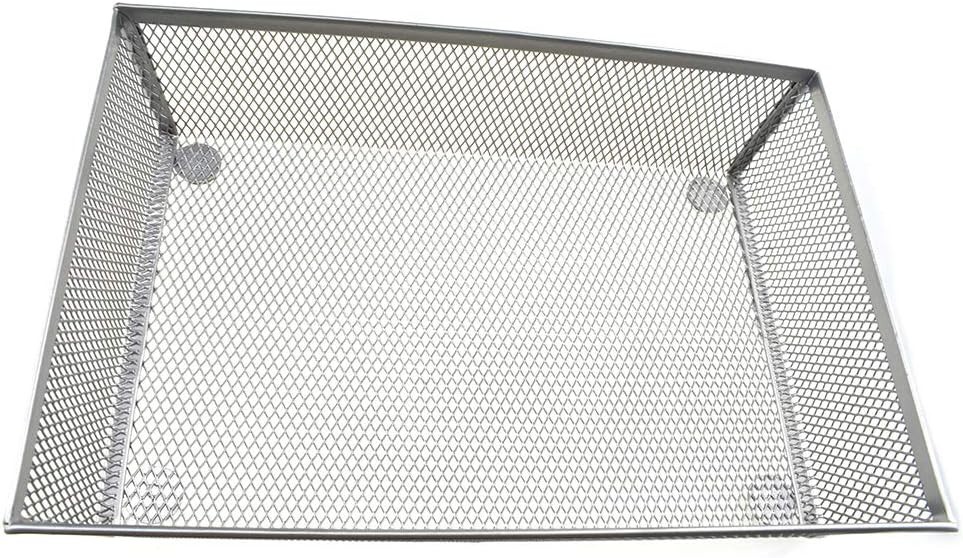 Stackable Mesh Tray Cup 9 x 6 x 2 inches Sturdy Container for Desk Drawer Org…