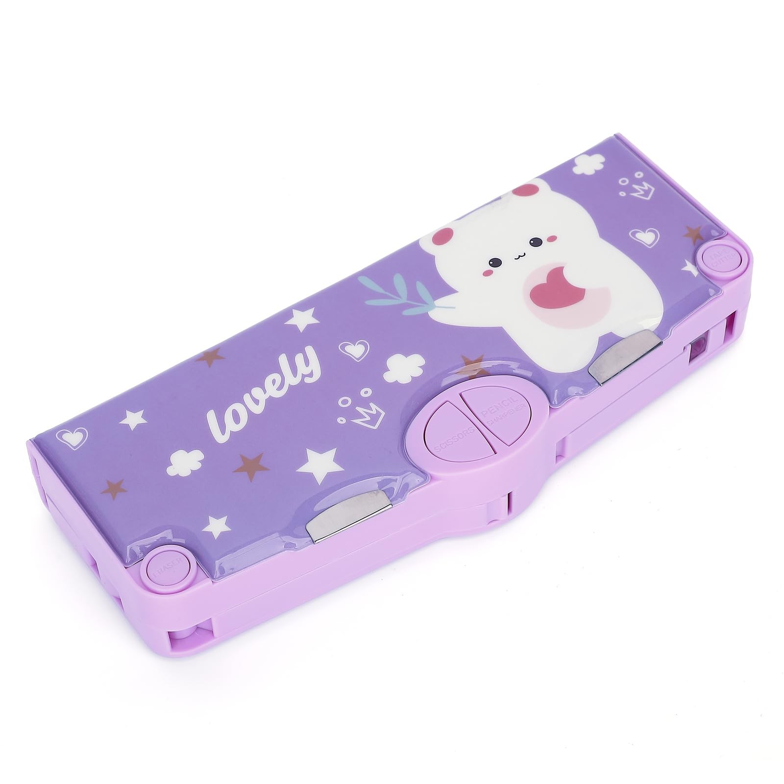 Multifunction Pencil Case for Kids Boys Girls, Cute Cartoon Pop Up Pencil Box…