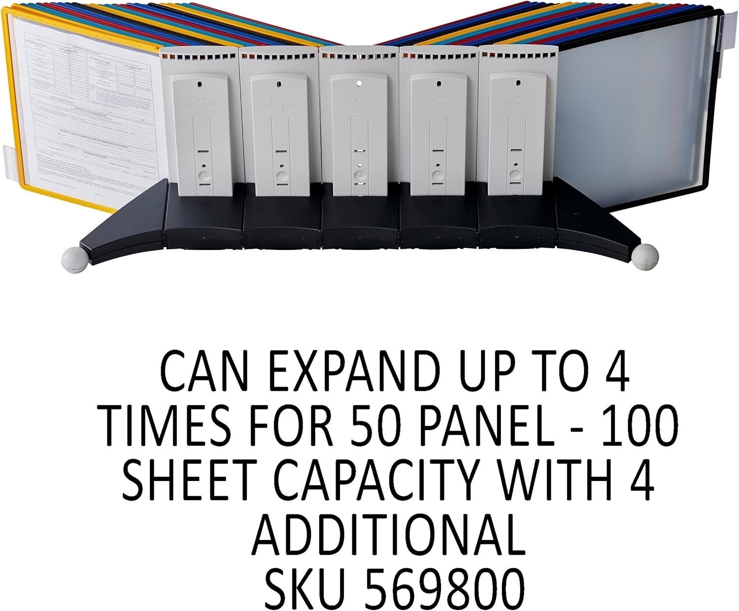 Desktop Reference System W/ 10 Double-Sided Panels Letter-Size 8.5″ x 11″ Inches