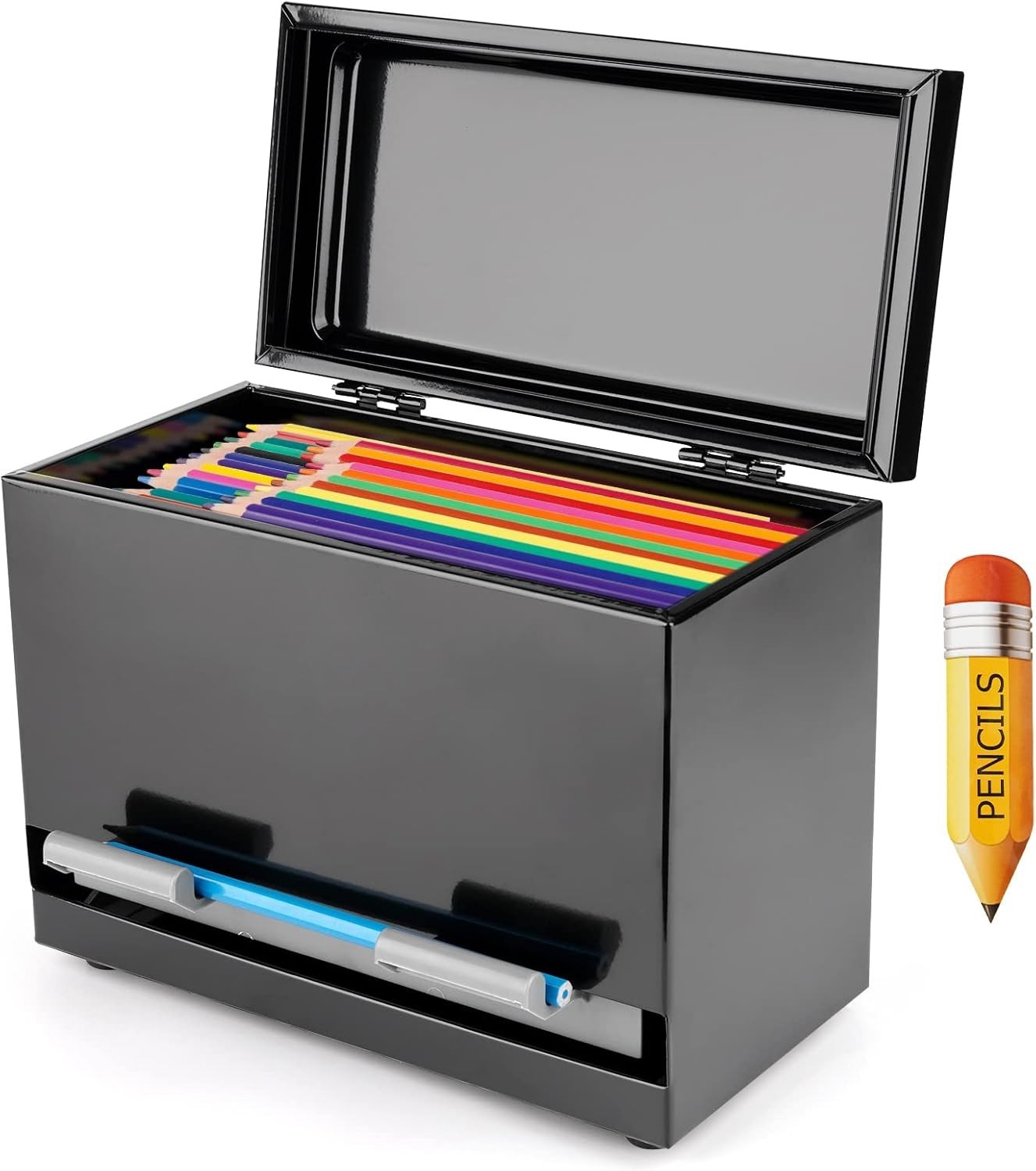 Adjustable Stainless Steel Pencil Dispenser – Ideal for Classrooms & Restaurants
