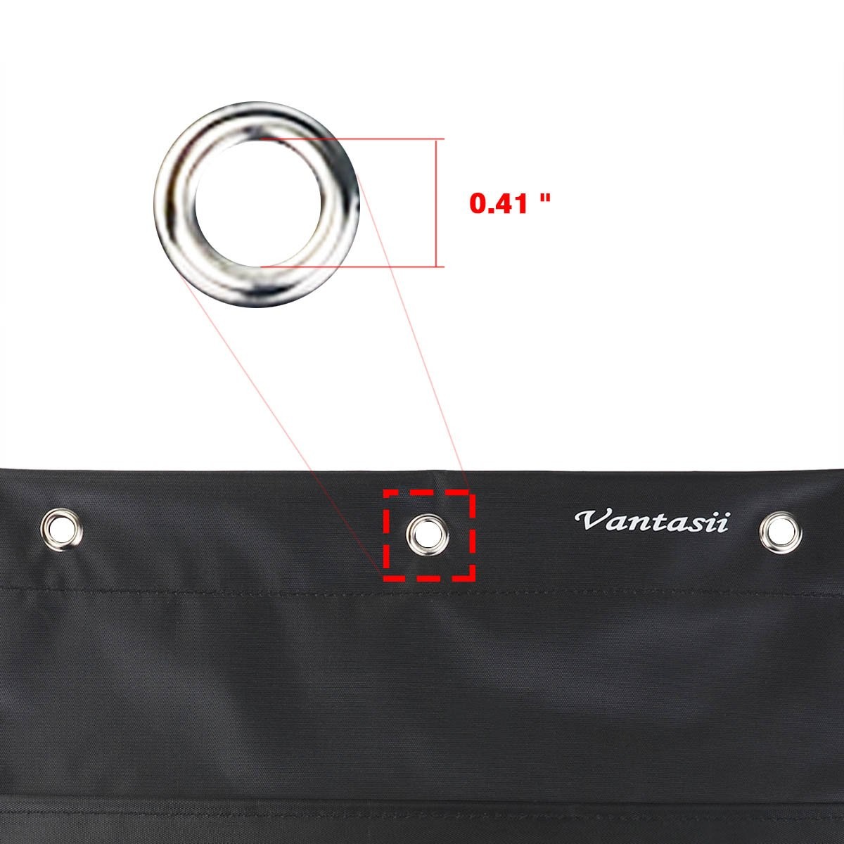 Vantasii Organization 10 Pockets(14” x 47”) without name tags, Nylon Pockets