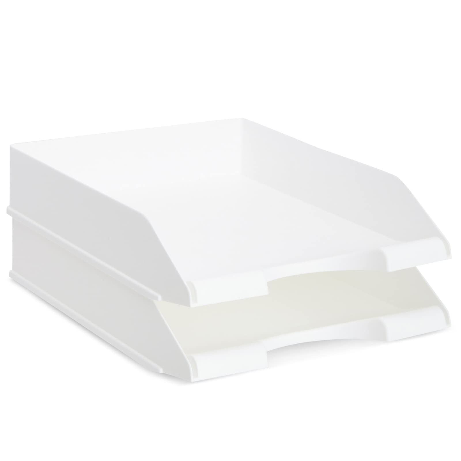 Stockroom Plus Rectangular Letter Trays – Paper Trays for Classroom – Desktop…