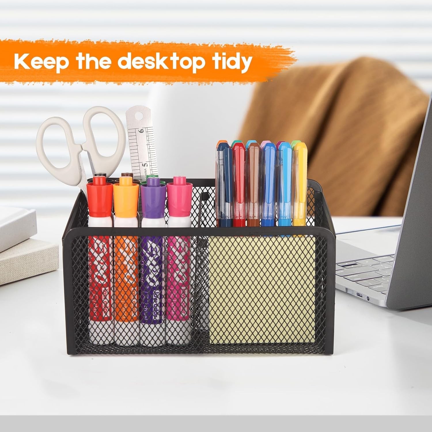 Magnetic Pencil Holder – Extra Strong Magnets Mesh Marker Holder Perfect for …