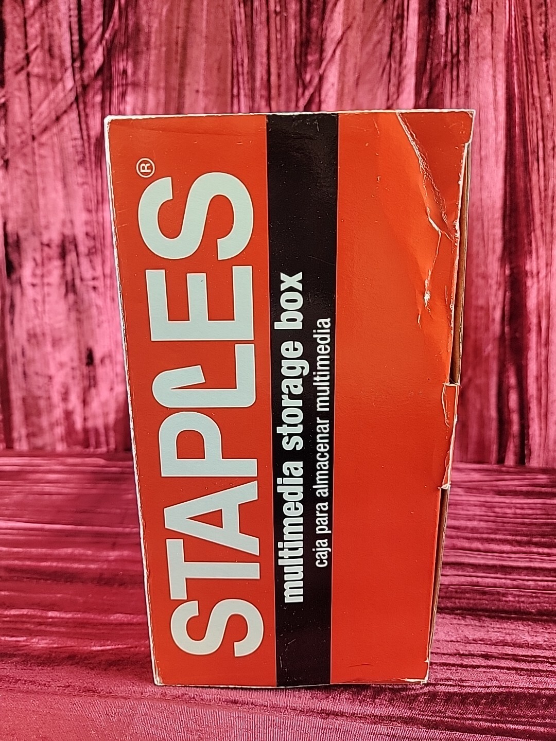 NEW Staples Multi-Media STORAGE Organizer 100X3.5″ OR 30 ZIP DISKS SECURITY LOCK