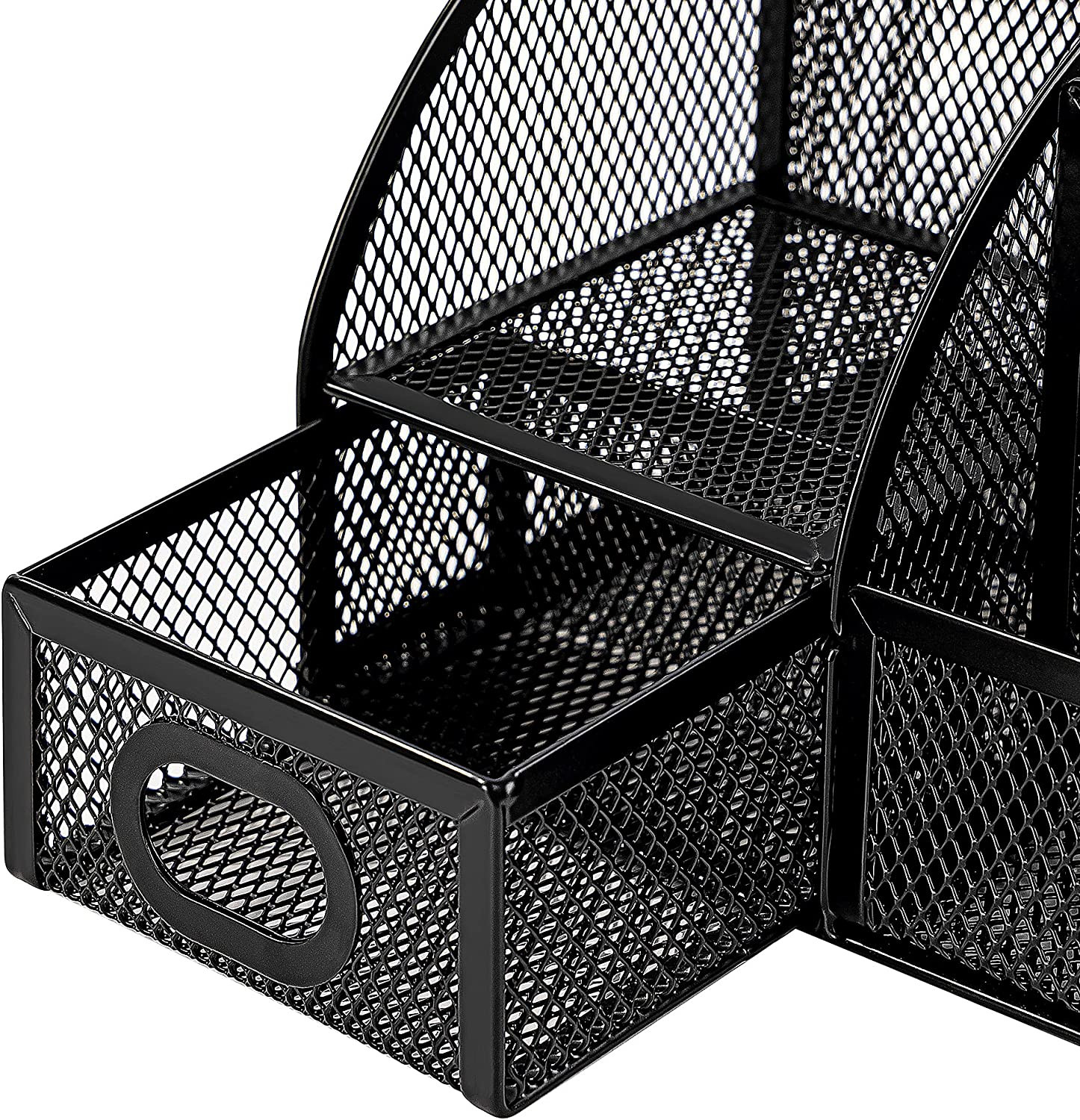 Mesh Pen Holder Desktop Organizer Office Caddy Storage Writing Supplies Black