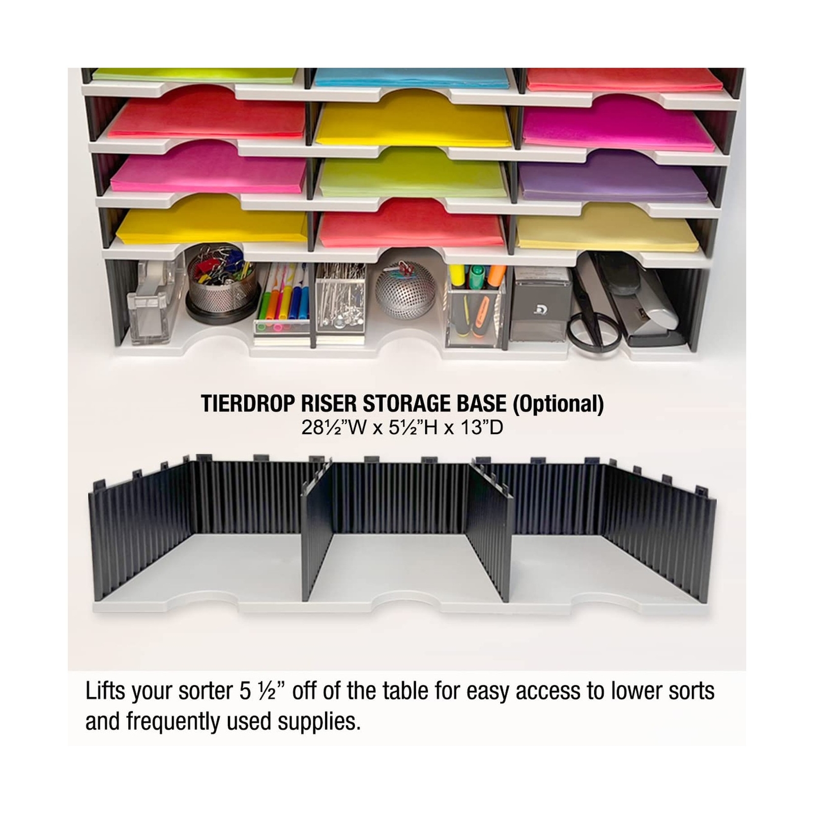 Ultimate Office TierDrop Desktop Organizer Document, Forms, Mail, and Classro…