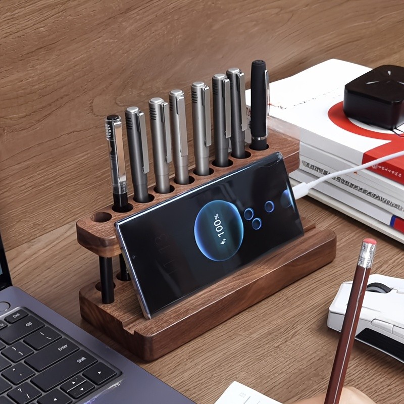 Lightweight Portable Practical Secure Non-Slip Well-Made Pen Storage Phone Stand