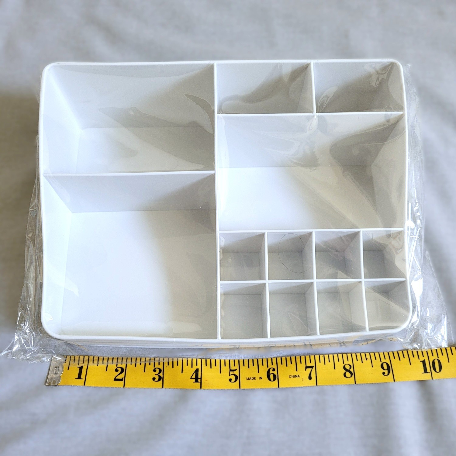 Desk Drawer Organizer 5 Drawers + Divided Top Tray Desktop Storage NEW