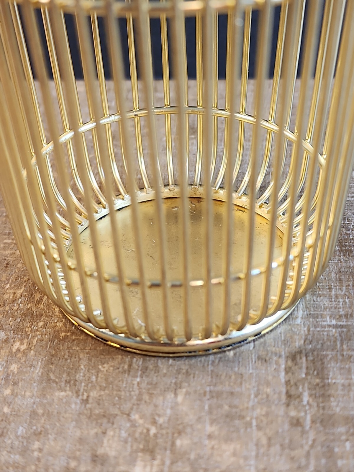 Pencil and Pen Office Desk Cup, Wire Metal, Gold Color Target 2018