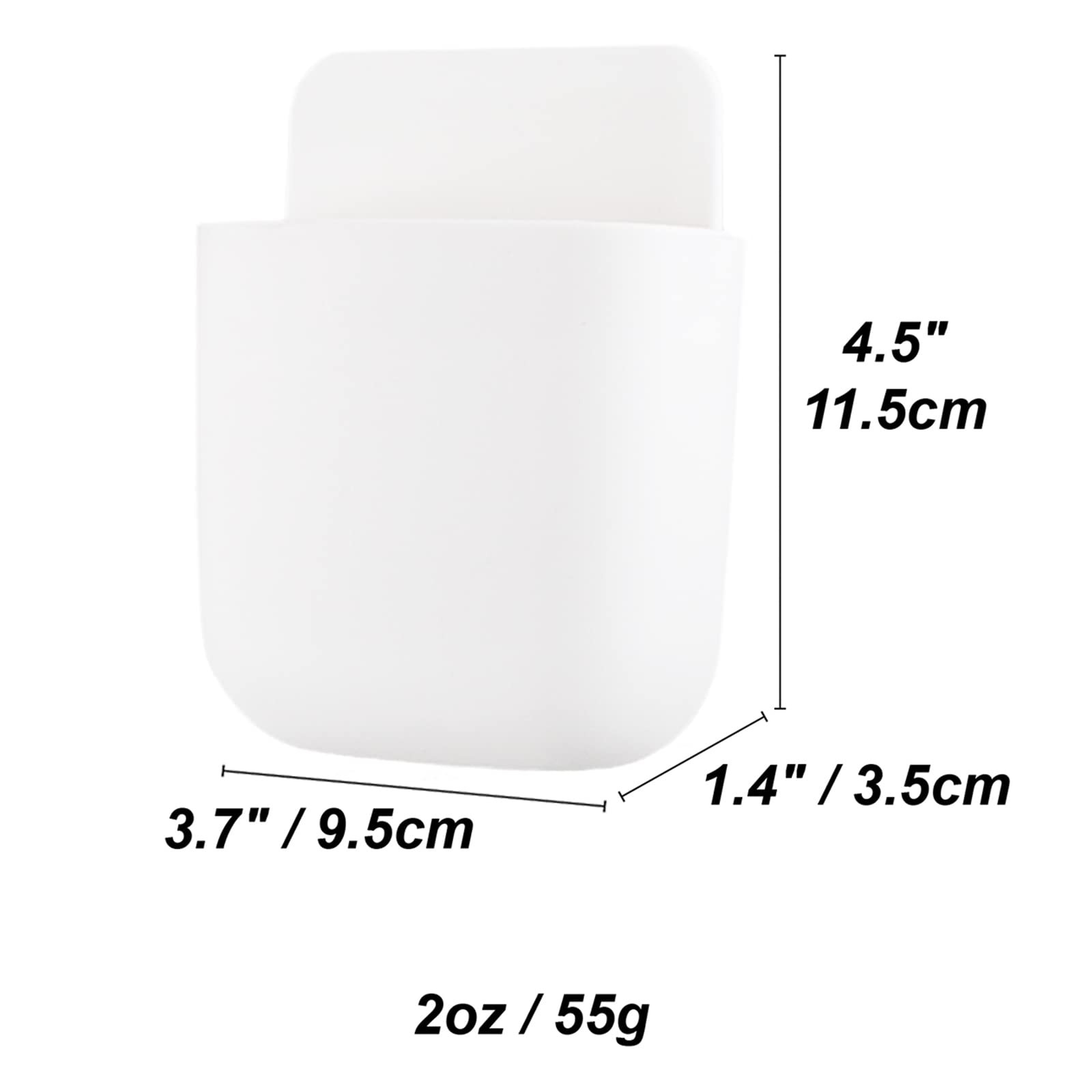 3 Pcs Remote Control Holder Wall Mount Self Adhesive Remote Case Hole-Free St…