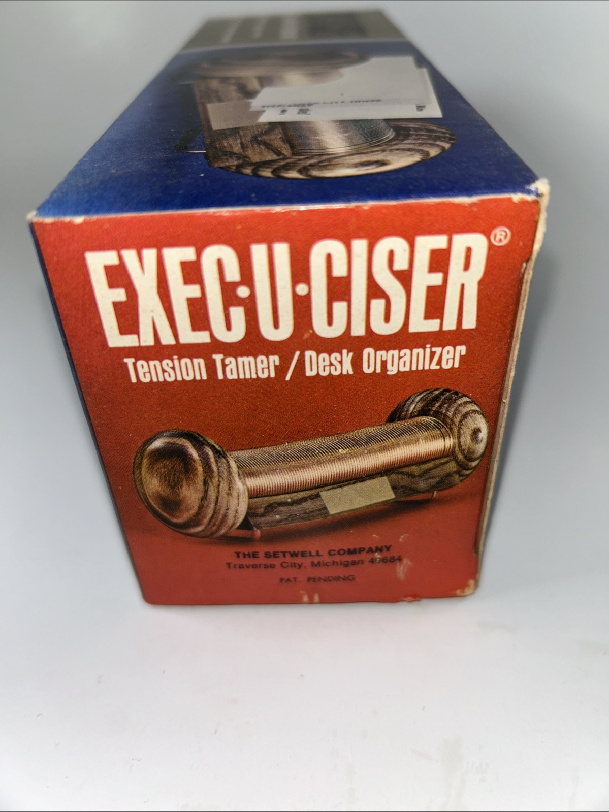 Vintage 1970 Exec-U-Ciser, Desk Top Organizer/Exerciser, Executive Tension Tamer