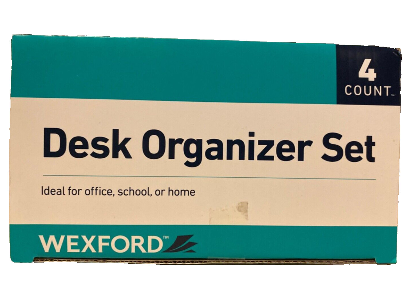 Desk Organizer Set 4 Count Wexford – Ideal for Office, School, or Home-Free S&H