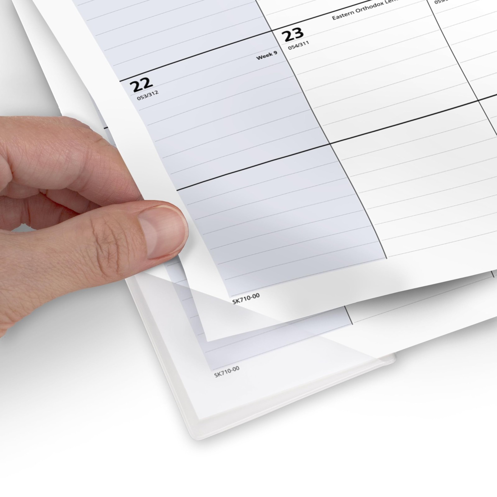 AT-A-GLANCE 2026 Desk Calendar, Monthly Pad, 18″ x 18″w X 11″h, White